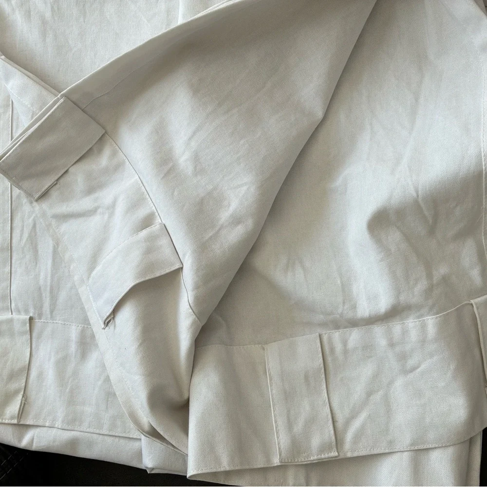 West Elm Cream Cotton Curtain Panels